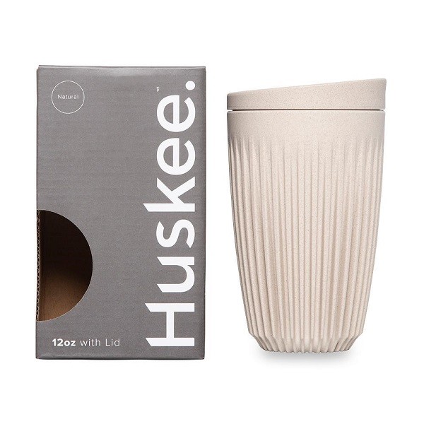 Natural Coffee Husk Polymer Huskee Cup & Lid