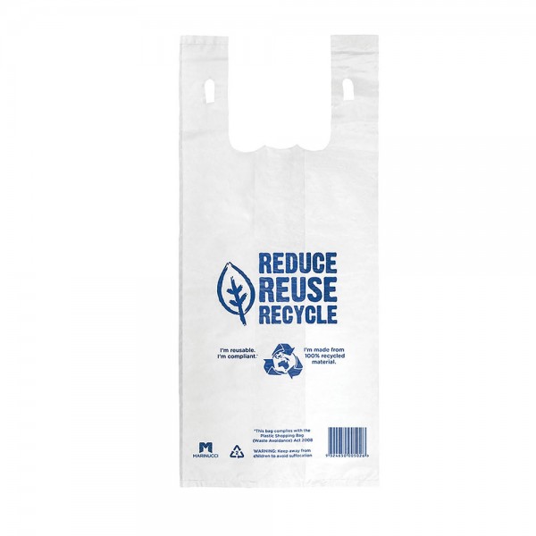 White Reusable Checkout Bags