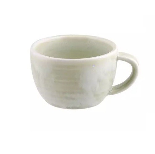 Lush White Porcelain Coffee/Tea Cup