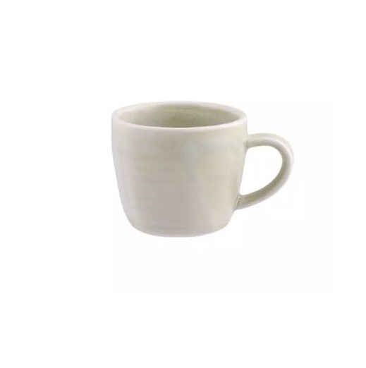 Lush White Porcelain Espresso Cup