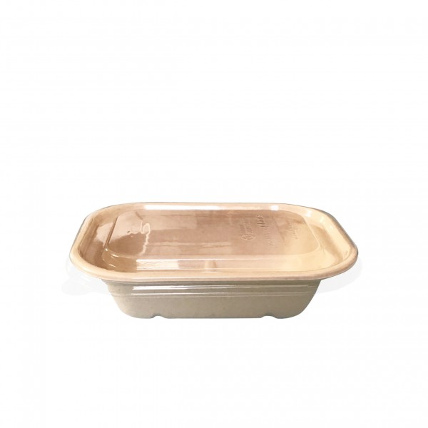 Kraft Fibre Takaway Boxes & Clear Lids