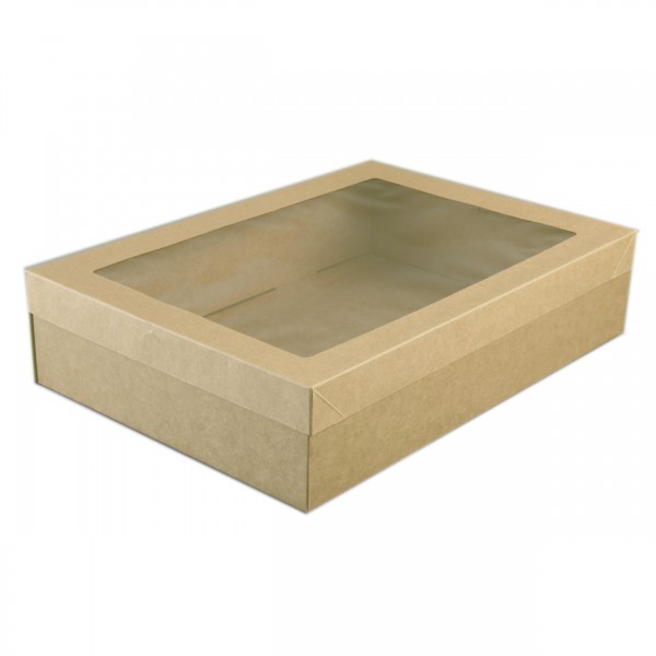 Kraft Cardboard Cater Box & Lid