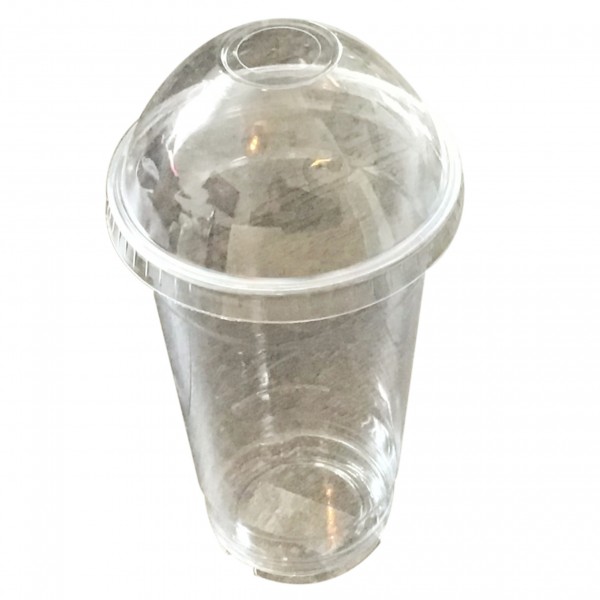 Clear PET Plastic Cups & Domed lids