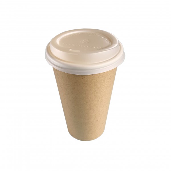 Kraft Compostable Cups & Lids