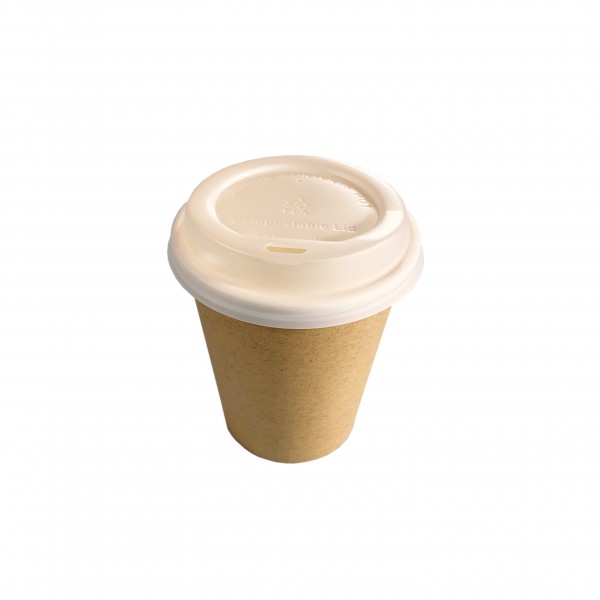 Kraft Compostable Cups &l Lids