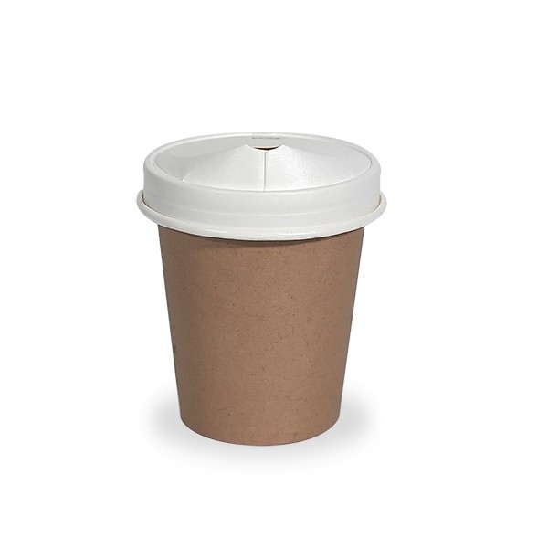 Kraft Compostable Cups &l Lids