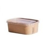 Kraft Paper Containers & Lids