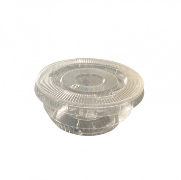 Clear Plastic Sundae Cup & Lid