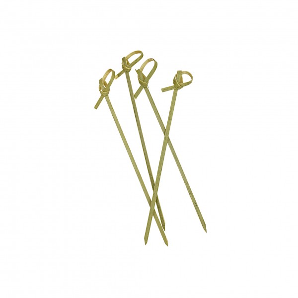 Brown Bamboo Knotted Toothpicks