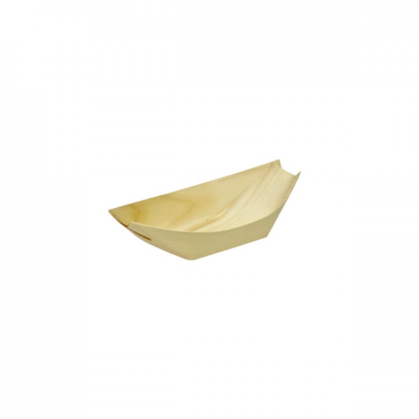 Brown Pine Boat Trays