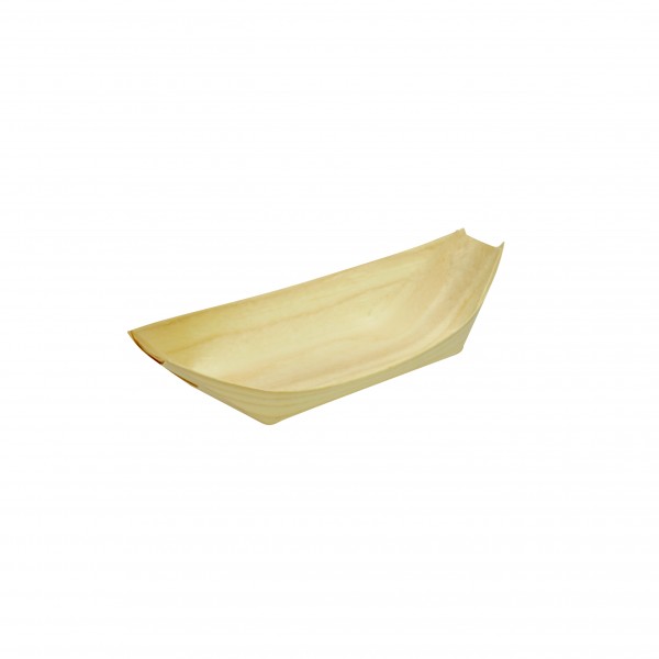 Brown Pine Boat Trays