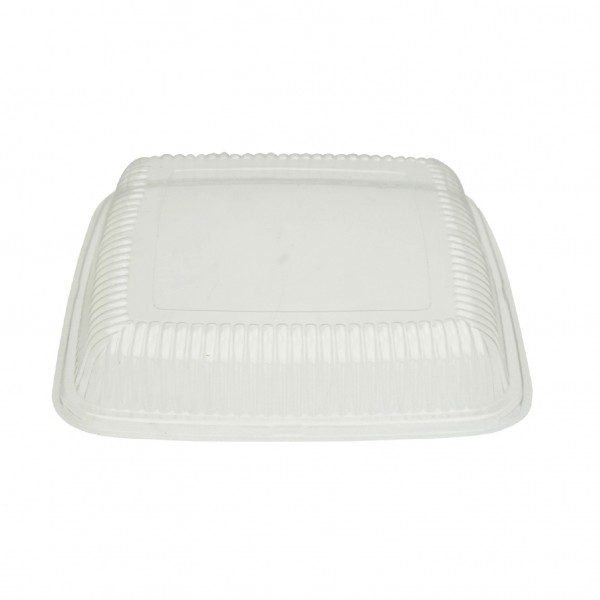 Clear PET Recyclable Platter Lid for PLATECO14