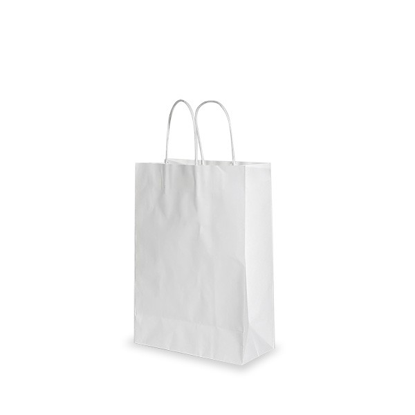 White Paper Handle Bags