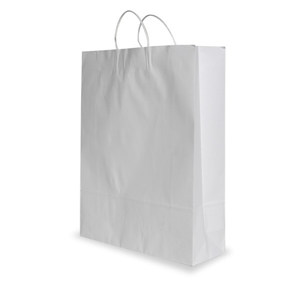 White Paper Handle Bags