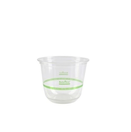 Clear RPET Material U SHape Cup