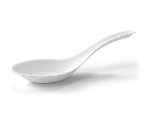 White Sugarcane Chinese Soup Spoon