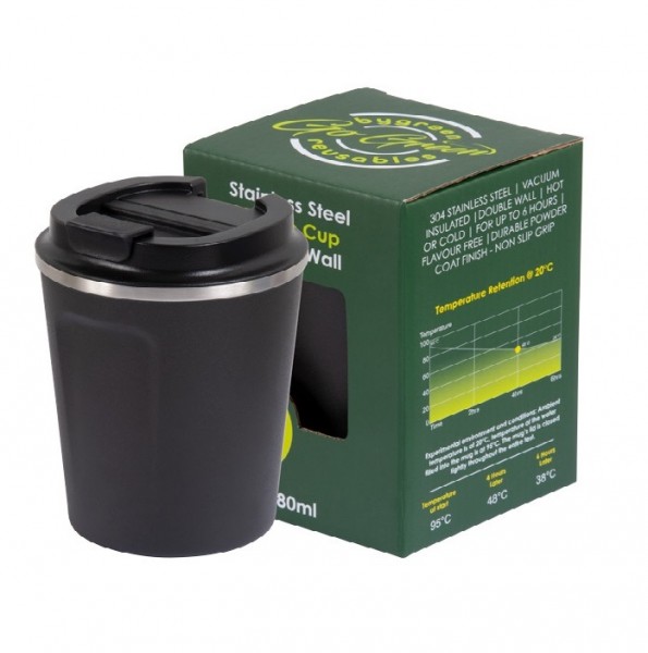 Slate Stainless Steel Thermo Insulated Reusable Coffee Cup