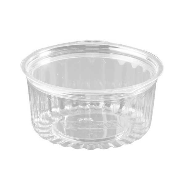 Clear Recyclable  Plastic Flat Lid Salad Bowls