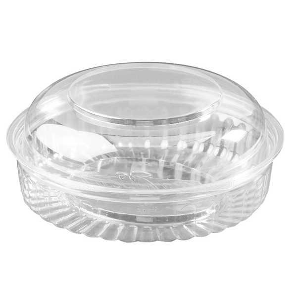 Clear Recyclable PET Plastic Salad Bowls