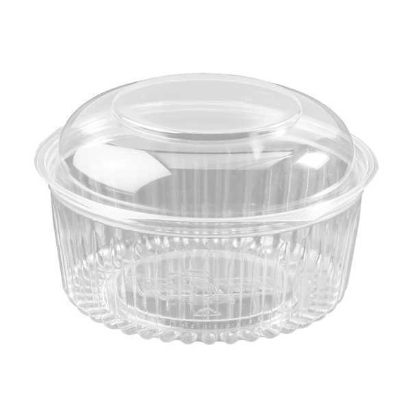 Clear Recyclable PET Plastic Salad Bowls