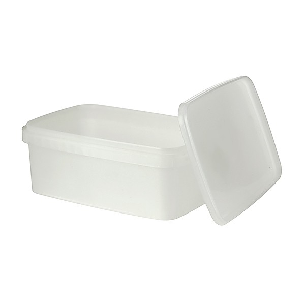 Opaque Freezer Grade Plastic Tamper Evident Container & Lid
