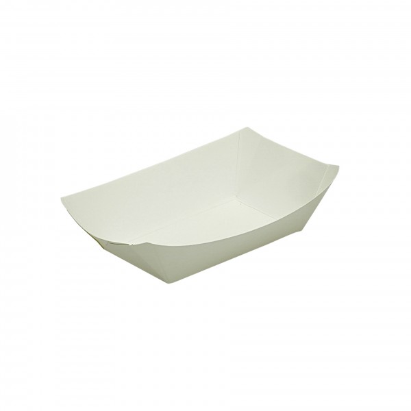 White Cardboard Food Trays