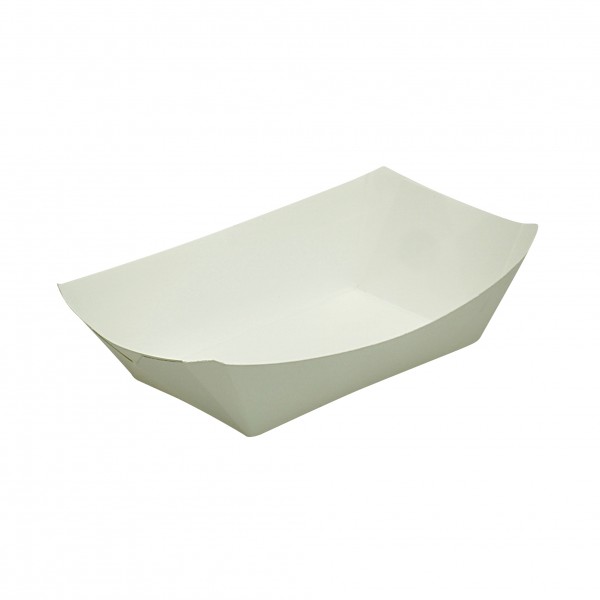 White Cardboard Food Trays