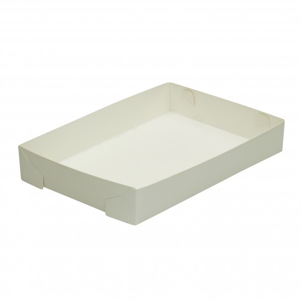 White Cardboard Large Food Trays