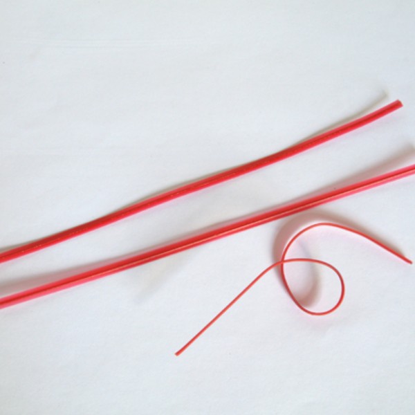 Red Plastic Twist Ties