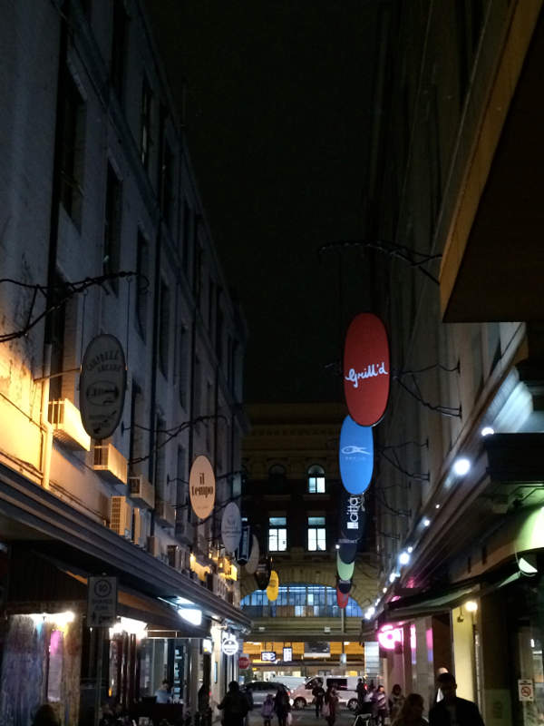 A laneway in Melbourne