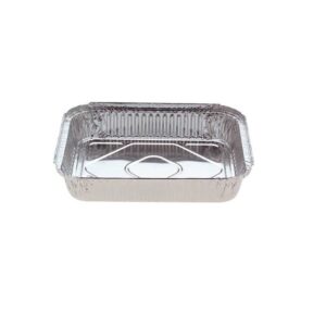 Silver Aluminium Foil Oblong Dishes | 3150ml | 236mm top x 296mm top x 50mm